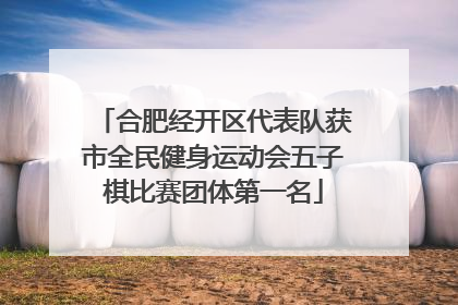 合肥经开区代表队获市全民健身运动会五子棋比赛团体第一名